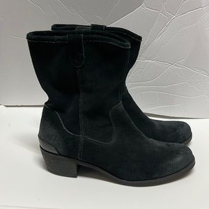 UGG black suede boots!